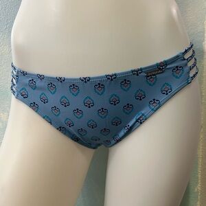 NWT U.S. Polo Assn. Blue Patterned Bikini Bottoms